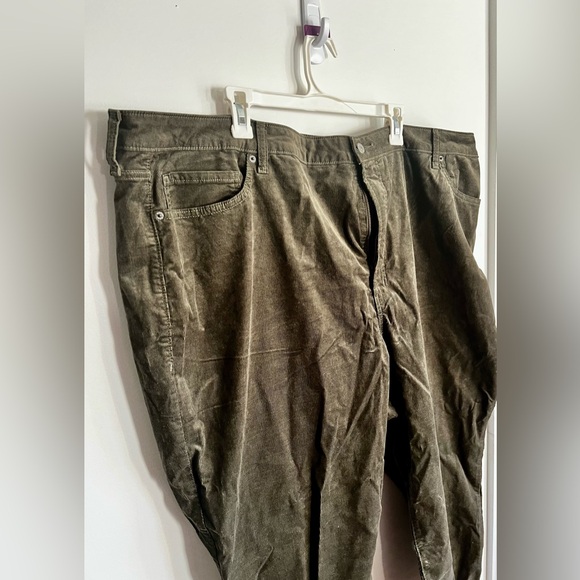 Old Navy High-Waisted OG Straight
Corduroy Ankle Pants Olive Trousers 28W - Picture 10 of 12